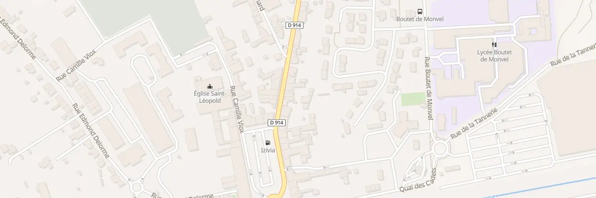 Plan du 8 Rue de la Résistance à Lunéville