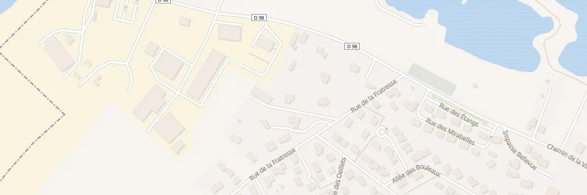 Plan du 1B Rue de la Fratresse à Hériménil
