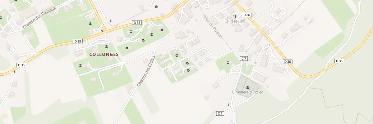Plan du 177 Orcet à Orcier