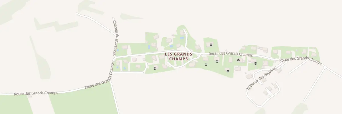 Plan du 673D Rte des Grands Champs à Orcier