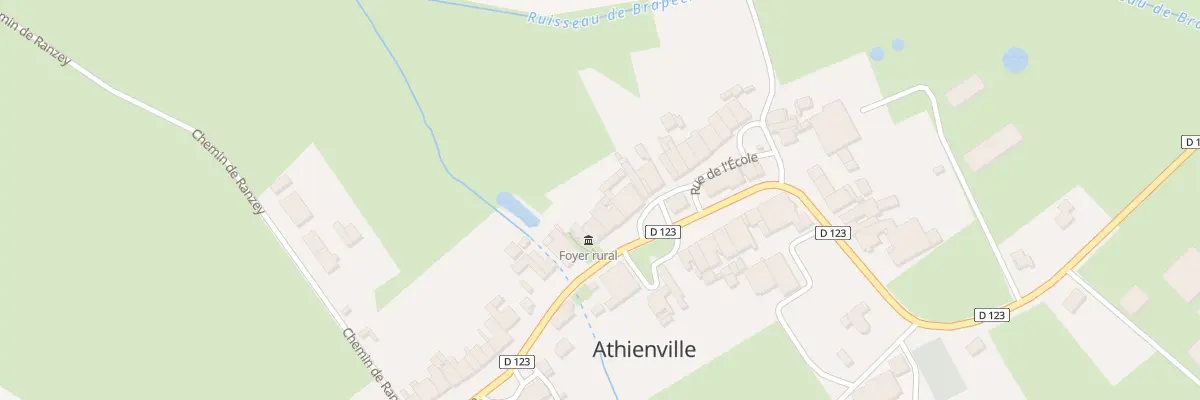 Plan du 18 Grande Rue à Athienville