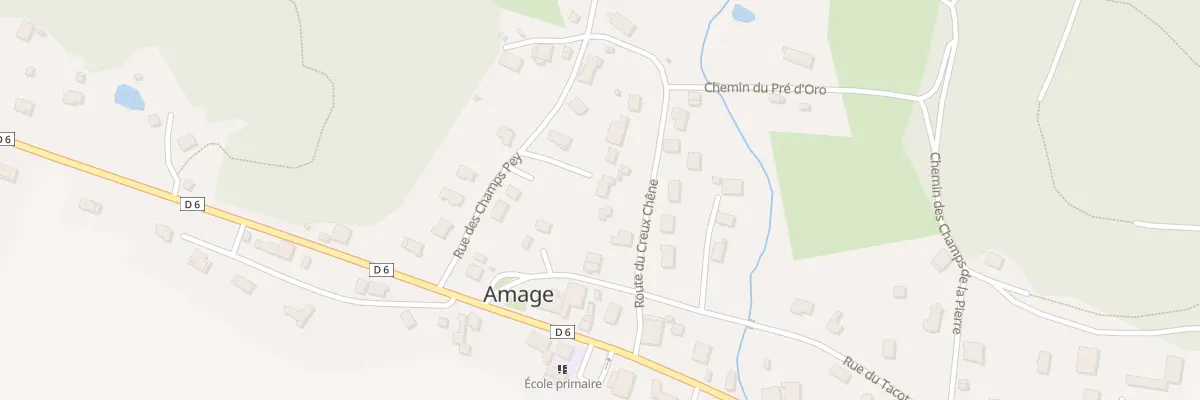 Plan du 6 Rue des Champs Pey à Amage