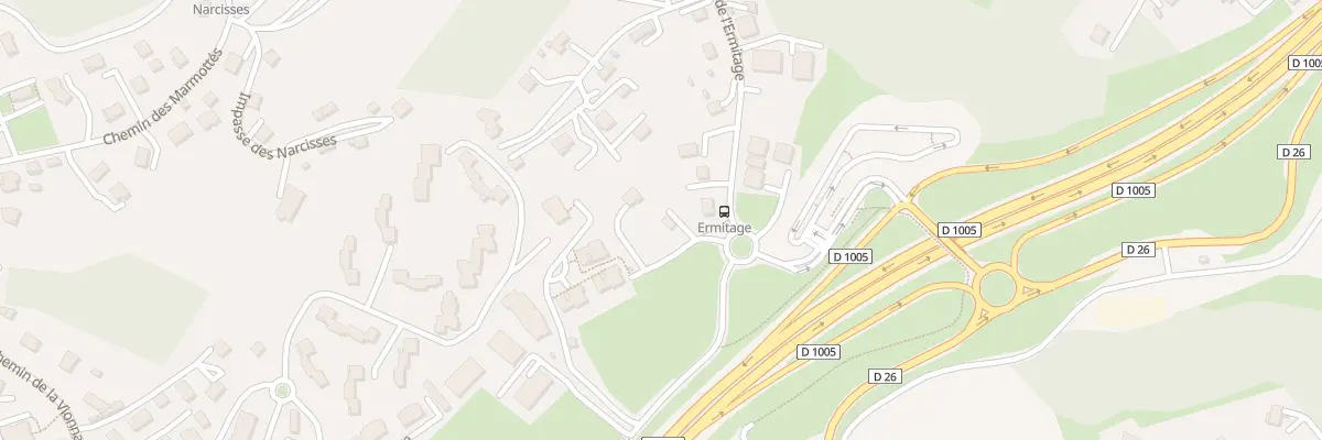 Plan du 1 Imp des Primevères à Thonon-les-Bains