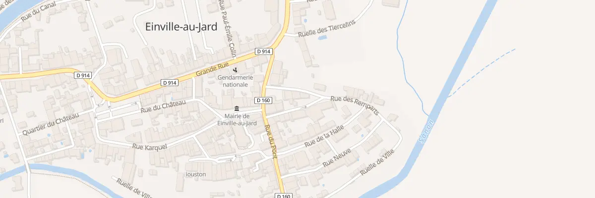 Plan du 3 Rue des Remparts à Einville-au-Jard