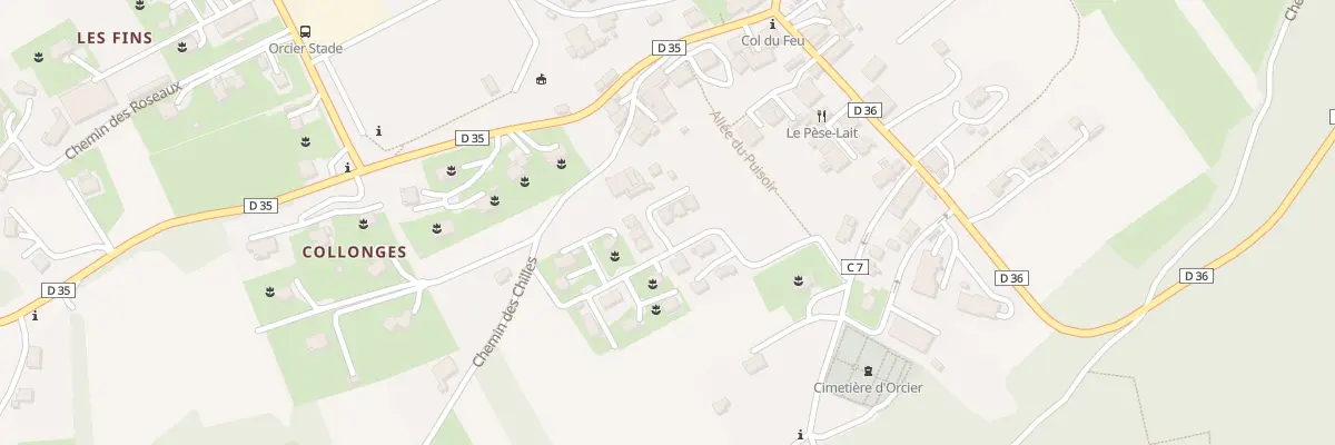 Plan du 16 Orcet à Orcier