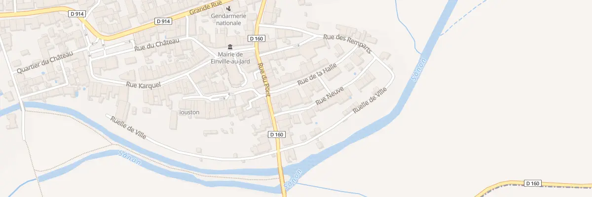 Plan du 7 Rue de la Halle à Einville-au-Jard