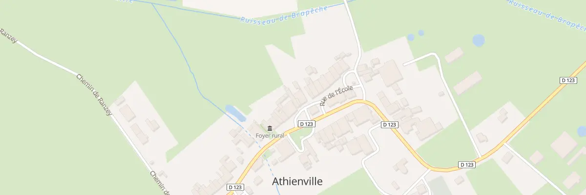 Plan du 32 Rue de l’Ecole à Athienville