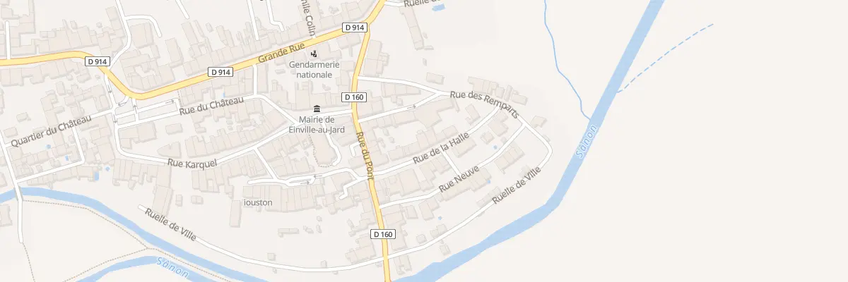 Plan du 6 Rue de la Halle à Einville-au-Jard