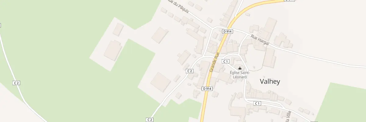 Plan du 4 Rte de Serres à Valhey
