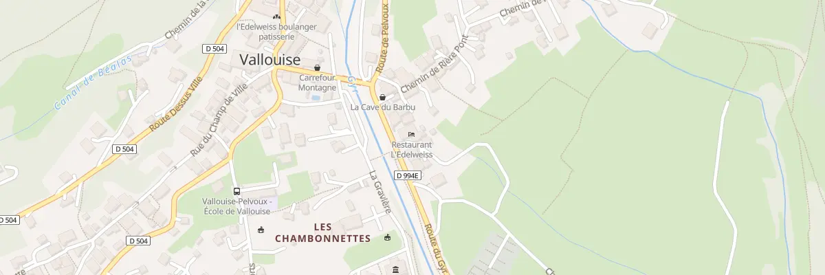 Plan du 87 Rte du Gyr à Vallouise-Pelvoux