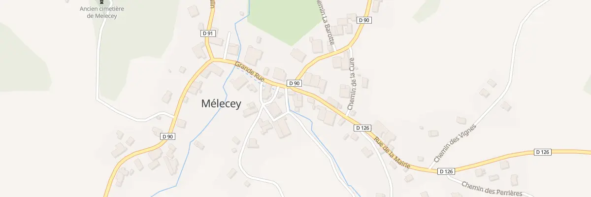Plan du 2 Rue de la Mairie à Mélecey
