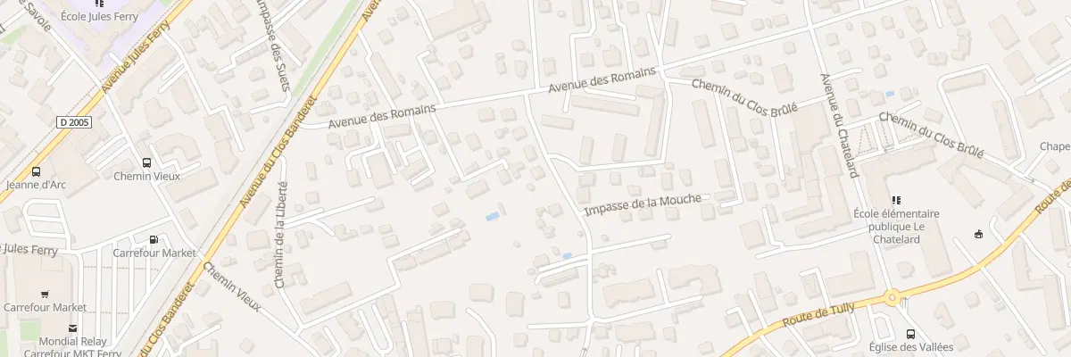 Plan du 20 Che de la Mouche à Thonon-les-Bains