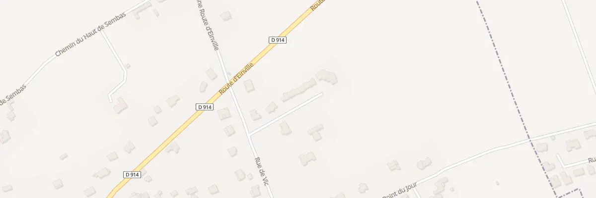 Plan du 60B Rue de Vic à Lunéville