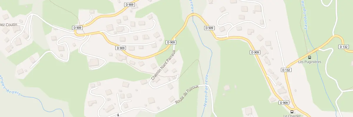 Plan du 59 Che de Nant Parreux à La Giettaz
