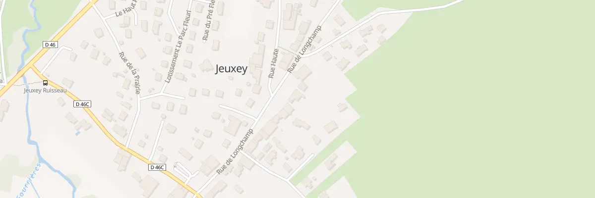 Plan du 22 Rue de Longchamp à Jeuxey