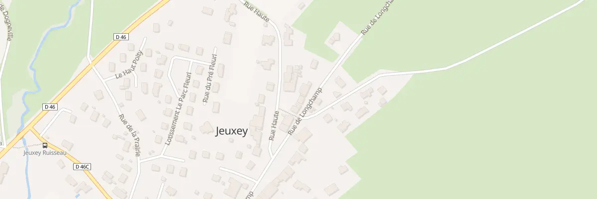 Plan du 19 Rue de Longchamp à Jeuxey