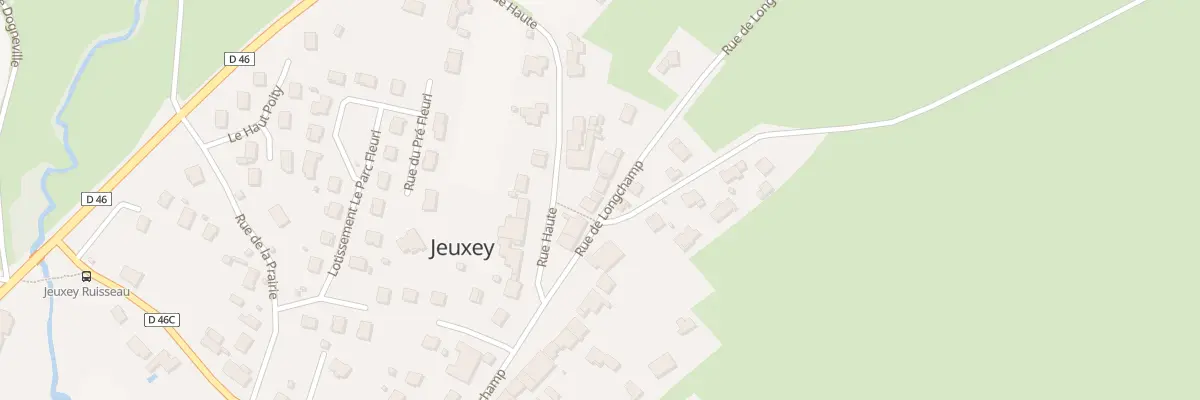 Plan du 17 Rue de Longchamp à Jeuxey