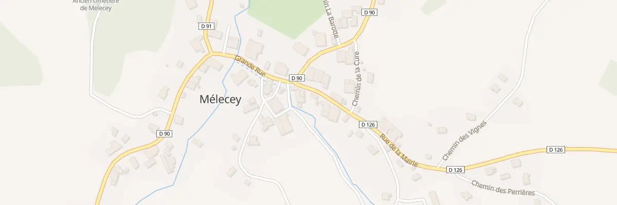 Plan du 4 Rue de la Mairie à Mélecey