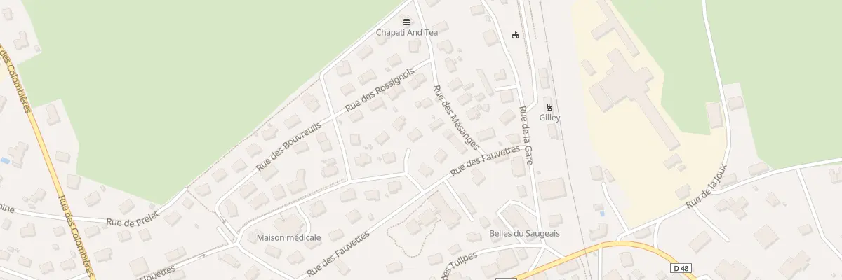 Plan du 2 Pl Edgar Faure à Gilley