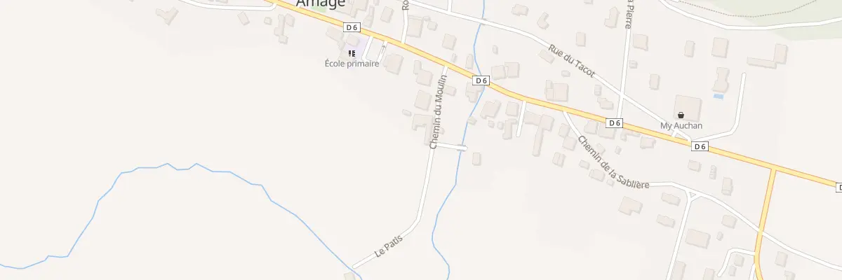 Plan du 4 Chem du Moulin à Amage