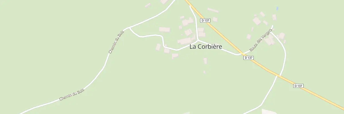 Plan du 8 Rte du Lavoir à La Corbière