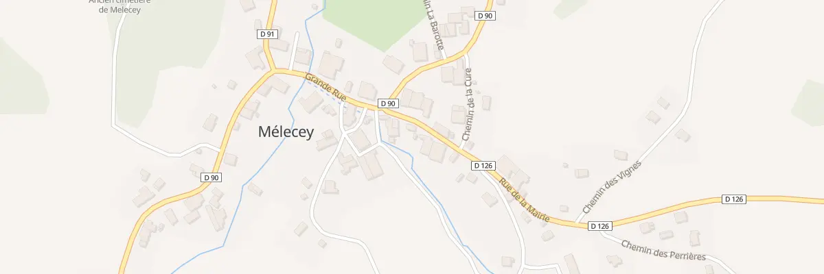 Plan du 6 Rue de la Mairie à Mélecey