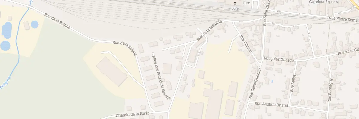 Plan du 22B Rue de la Metairie à Lure