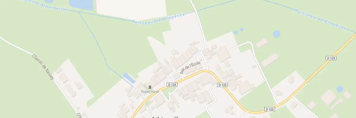 Plan du 22 Rue de l’Ecole à Athienville