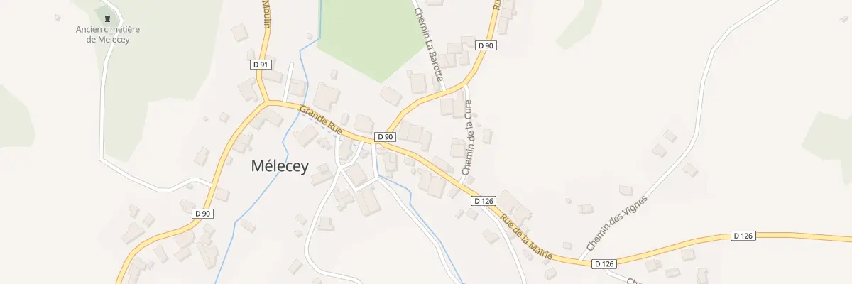 Plan du 1 Rue de la Mairie à Mélecey