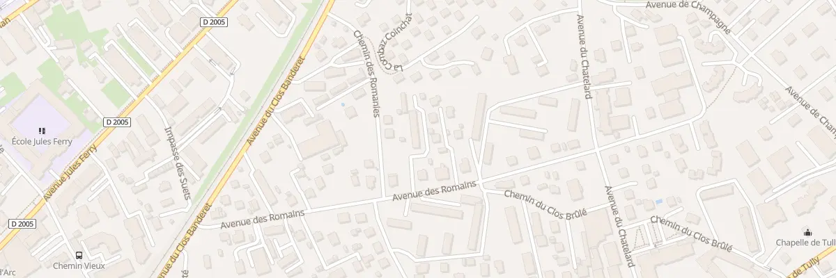 Plan du 26 Av des Romains à Thonon-les-Bains