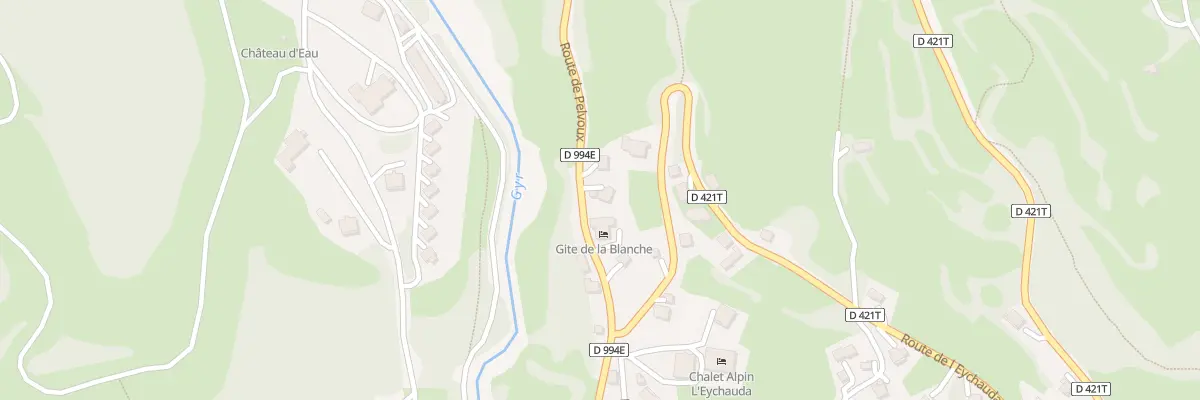 Plan du 1870 Rte de Pelvoux à Vallouise-Pelvoux