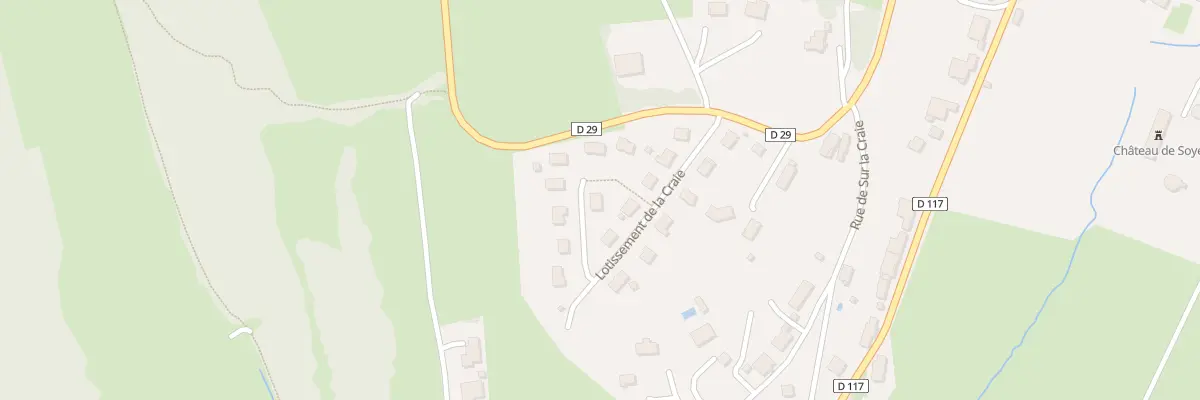 Plan du 12 Rue de sur la Craie à Soye