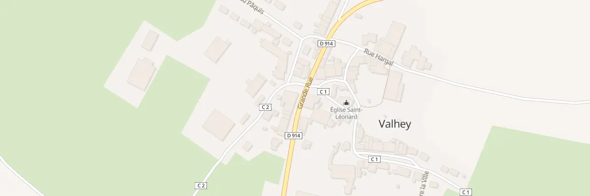 Plan du 7 Grande Rue à Valhey