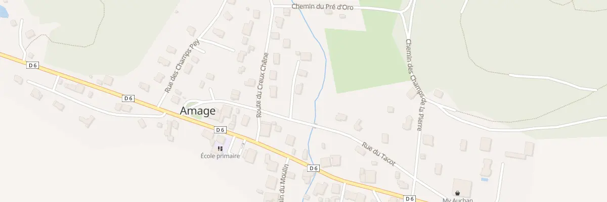 Plan du 1 Rue du Tacot à Amage