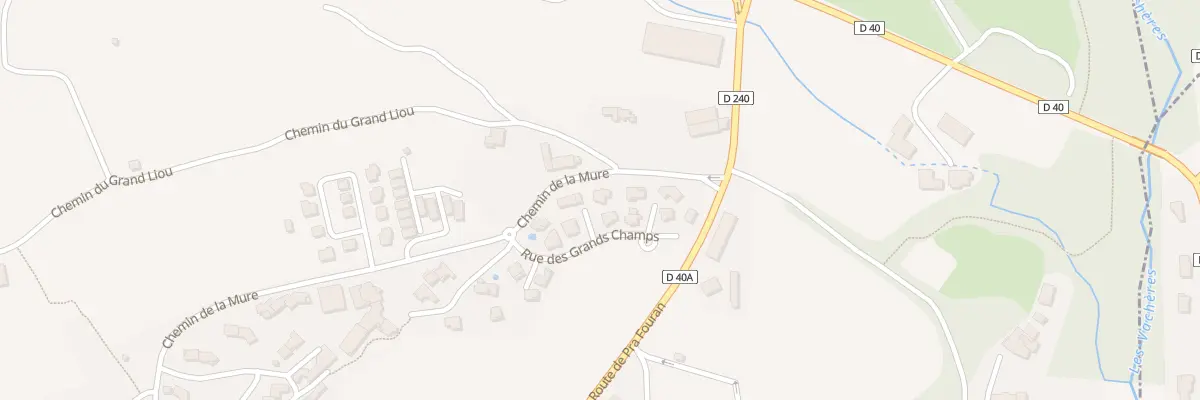 Plan du 28 All des Lys à Baratier