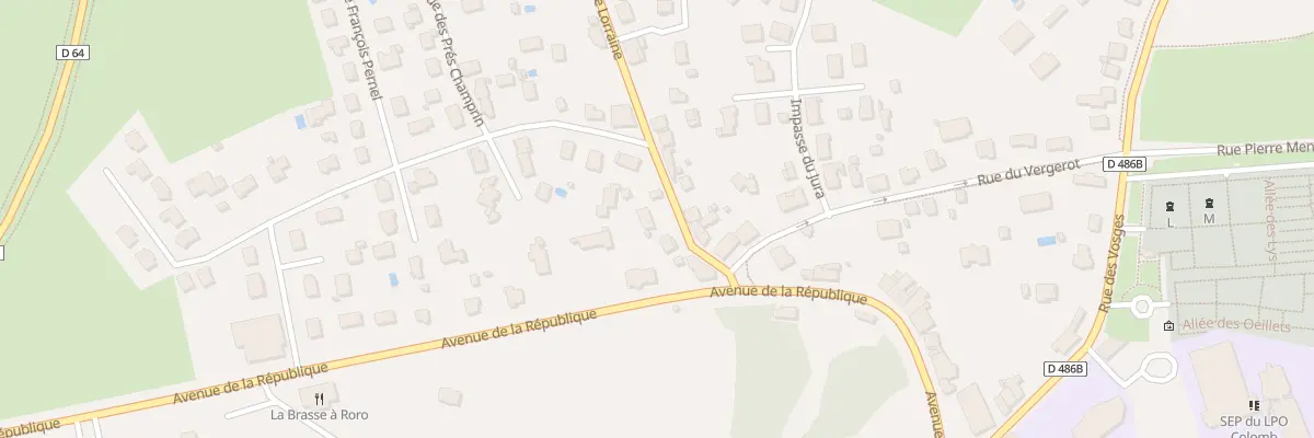 Plan du 3 Rue de Lorraine à Lure