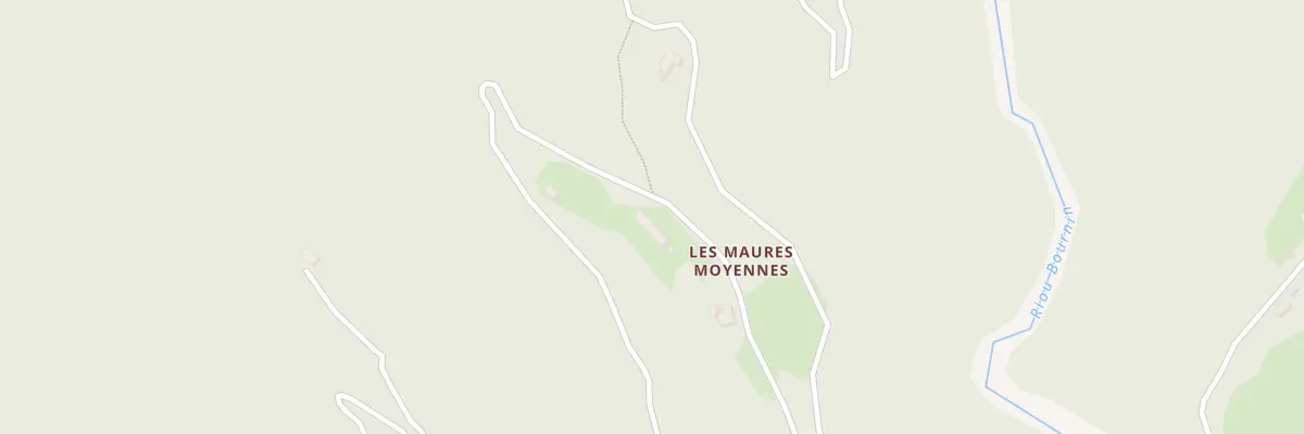Plan du 1100 Rte des Maures à Méolans-Revel