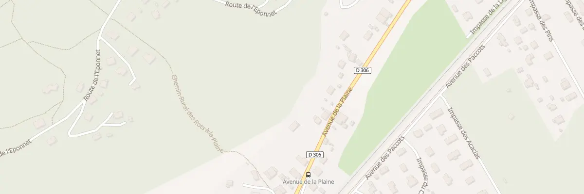 Plan du 860 Av de la Plaine à Marignier