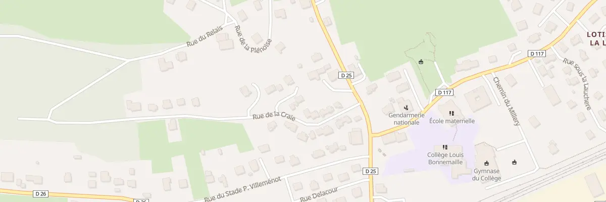 Plan du 14 Rue de la Craie à Pays-de-Clerval