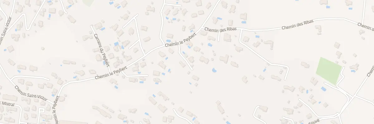 Plan du 496 Che du Peybert à Trans-en-Provence