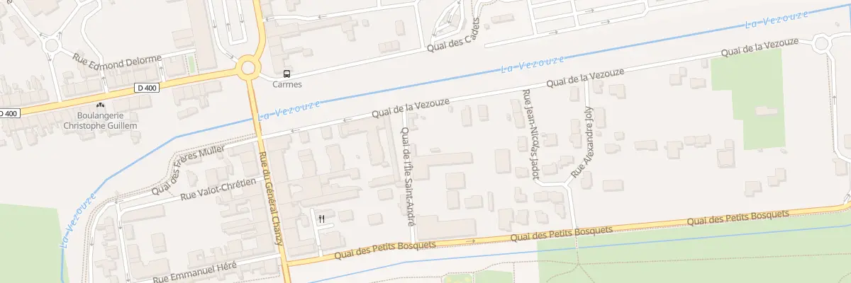 Plan du 12 Quai de l’Ile Saint Andre à Lunéville