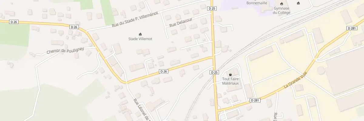 Plan du 7 Rue des Hussards à Pays-de-Clerval