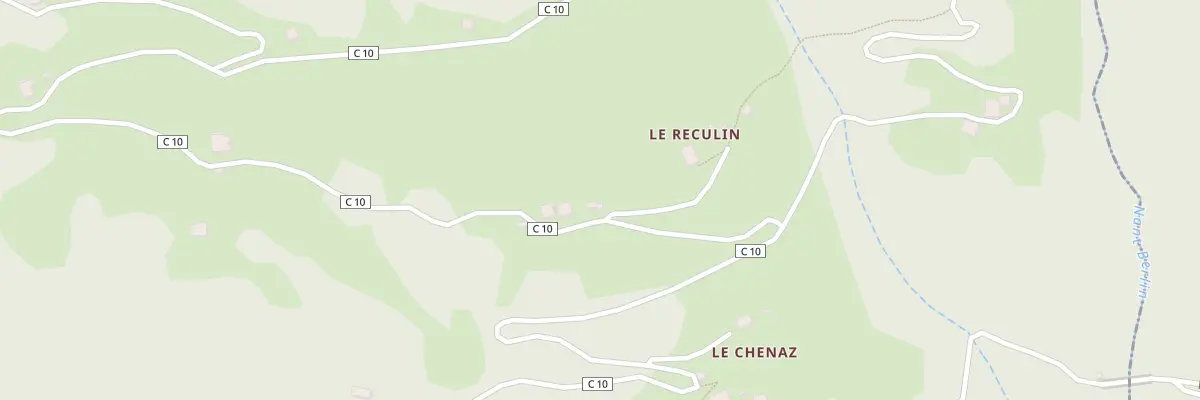 Plan du 1784 Rte de la Vourze à Queige