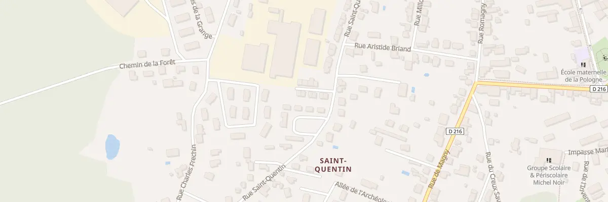 Plan du 44 Rue Saint Quentin à Lure