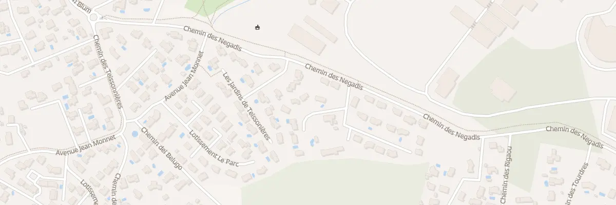 Plan du 440 Che des Négadis à Draguignan