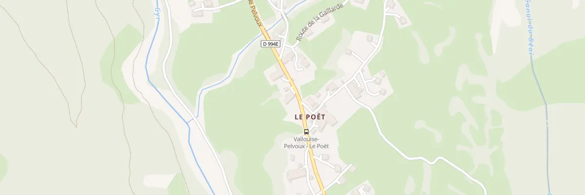 Plan du 5015 Le Moulin de Pelvoux à Vallouise-Pelvoux