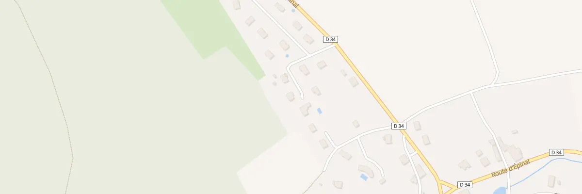 Plan du 8 Imp Rang Dauchinaud à Raon-aux-Bois