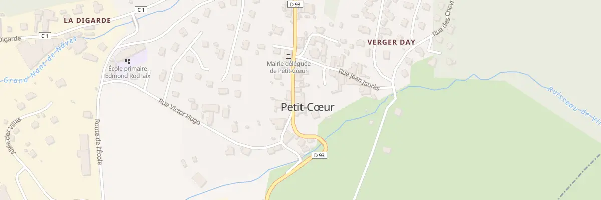 Plan du 271 Rue de Saint Eusebe de Cors à La Léchère