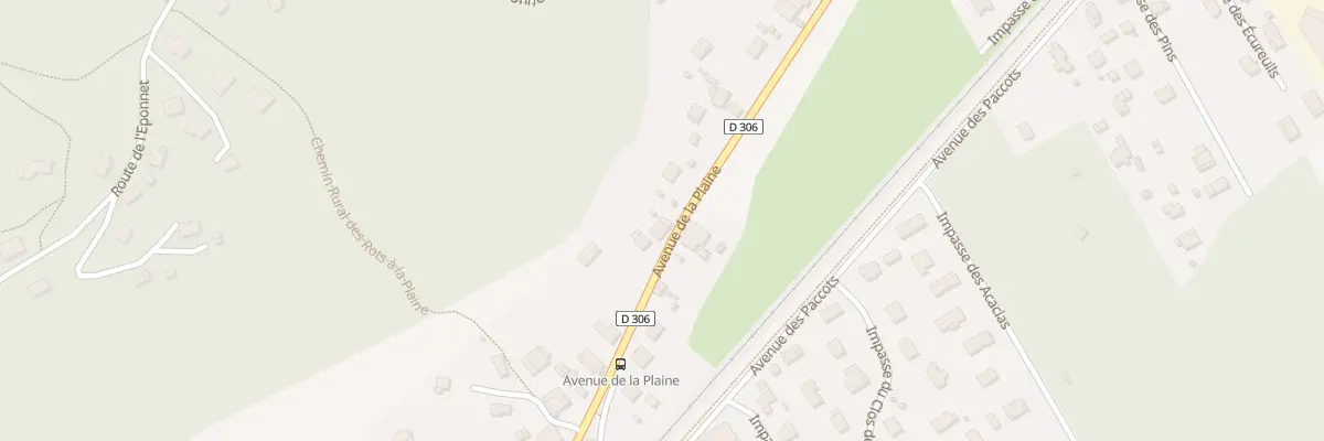 Plan du 828 Av de la Plaine à Marignier