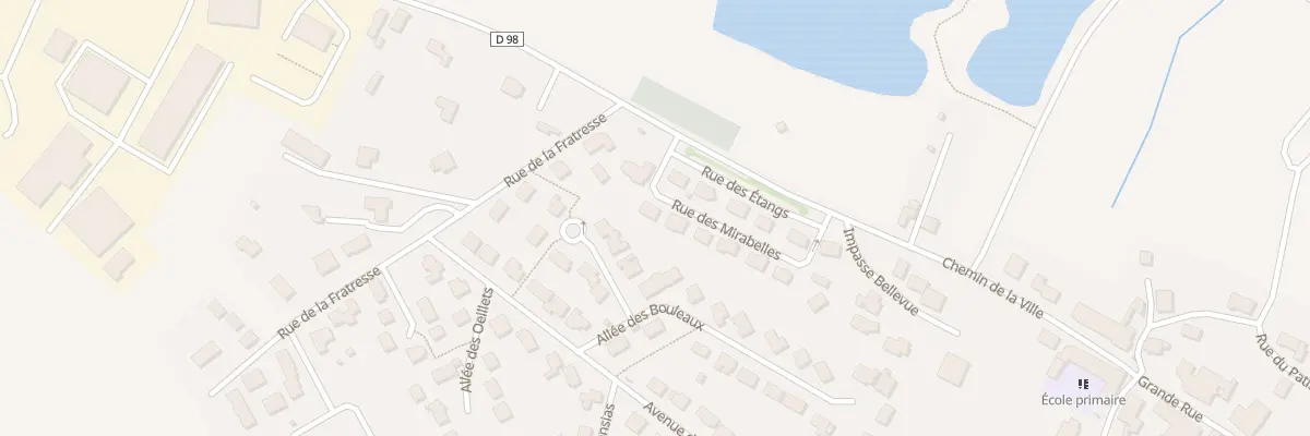 Plan du 1 Rue des Mirabelles à Hériménil